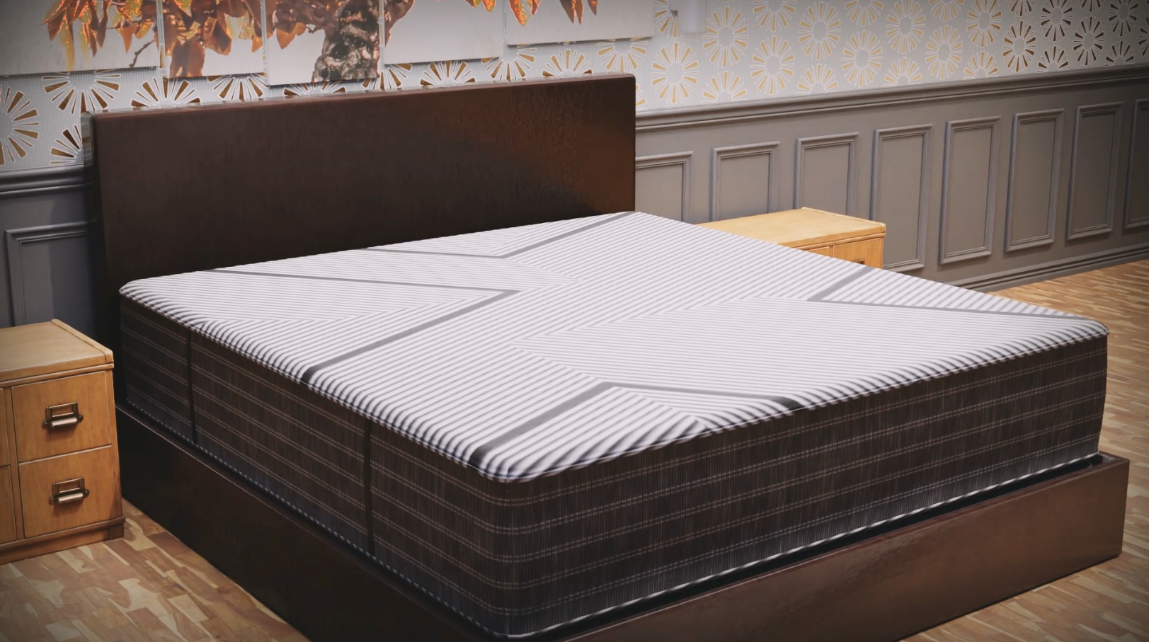 3D prop model for brand marketing bed  mattress  